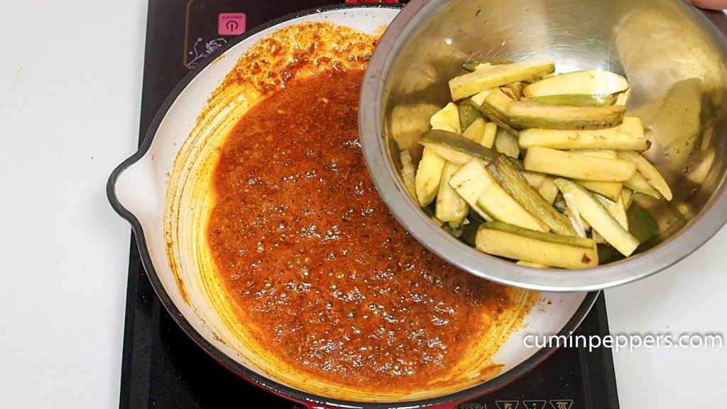 green banana fry | chettinad vazhakkai fry