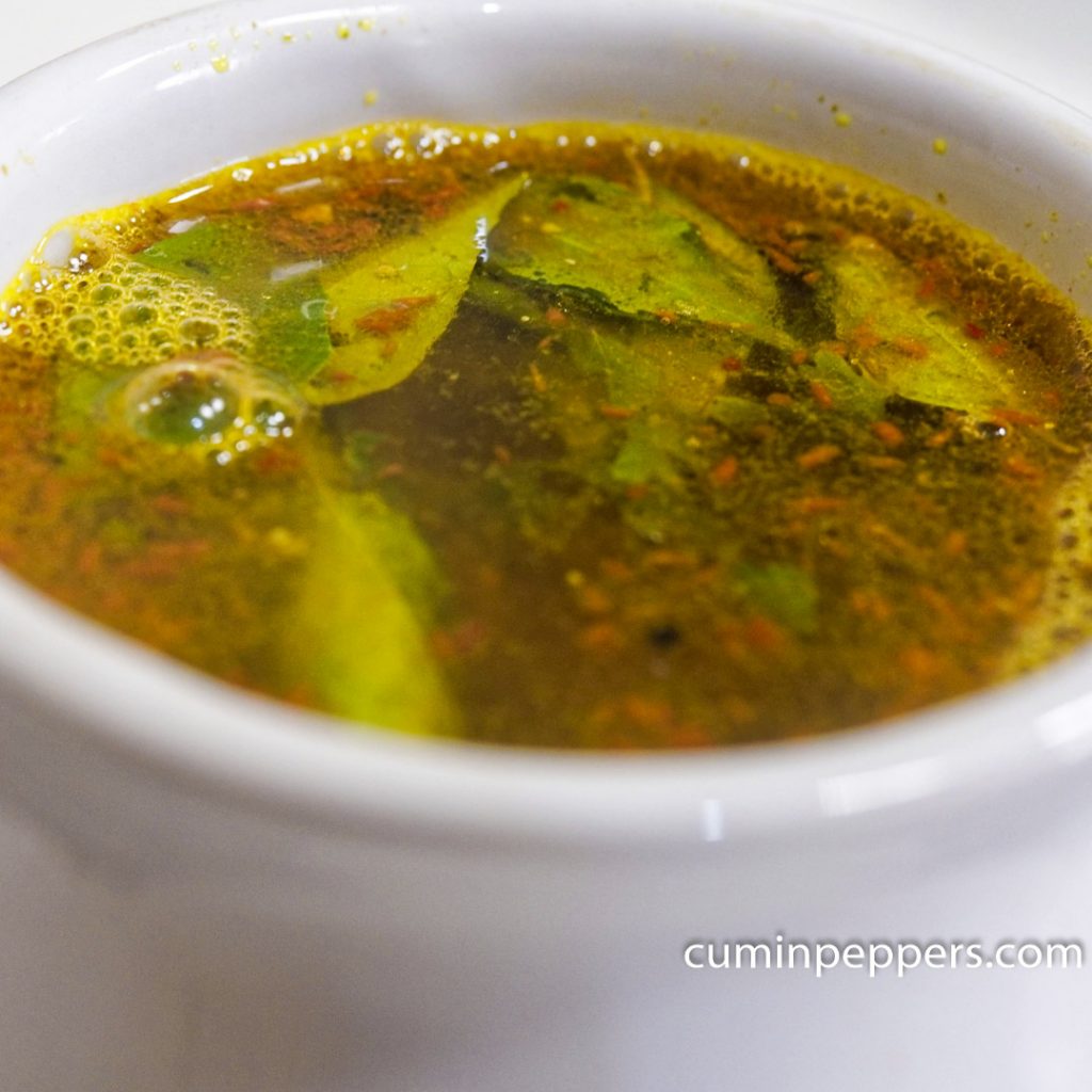 coriander leaves rasam | rasam recipe