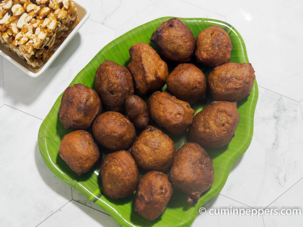 Wheat appam | banana appam | banana fritters