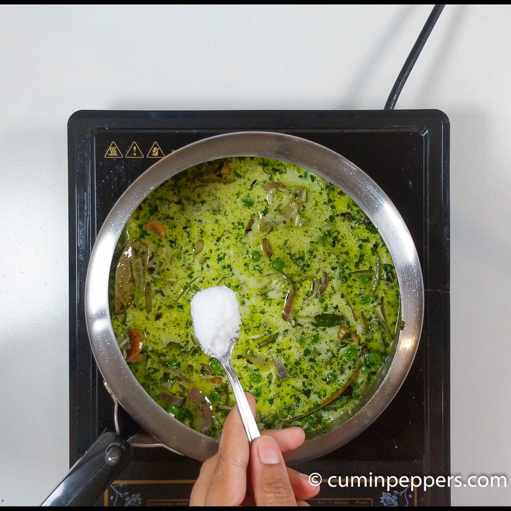 coriander leaves pulao