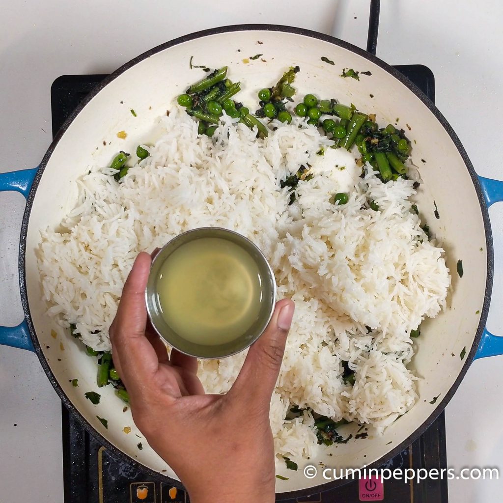 fenugreek leaves rice | vendhaya keerai sadham