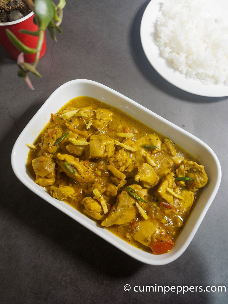 ginger chicken curry