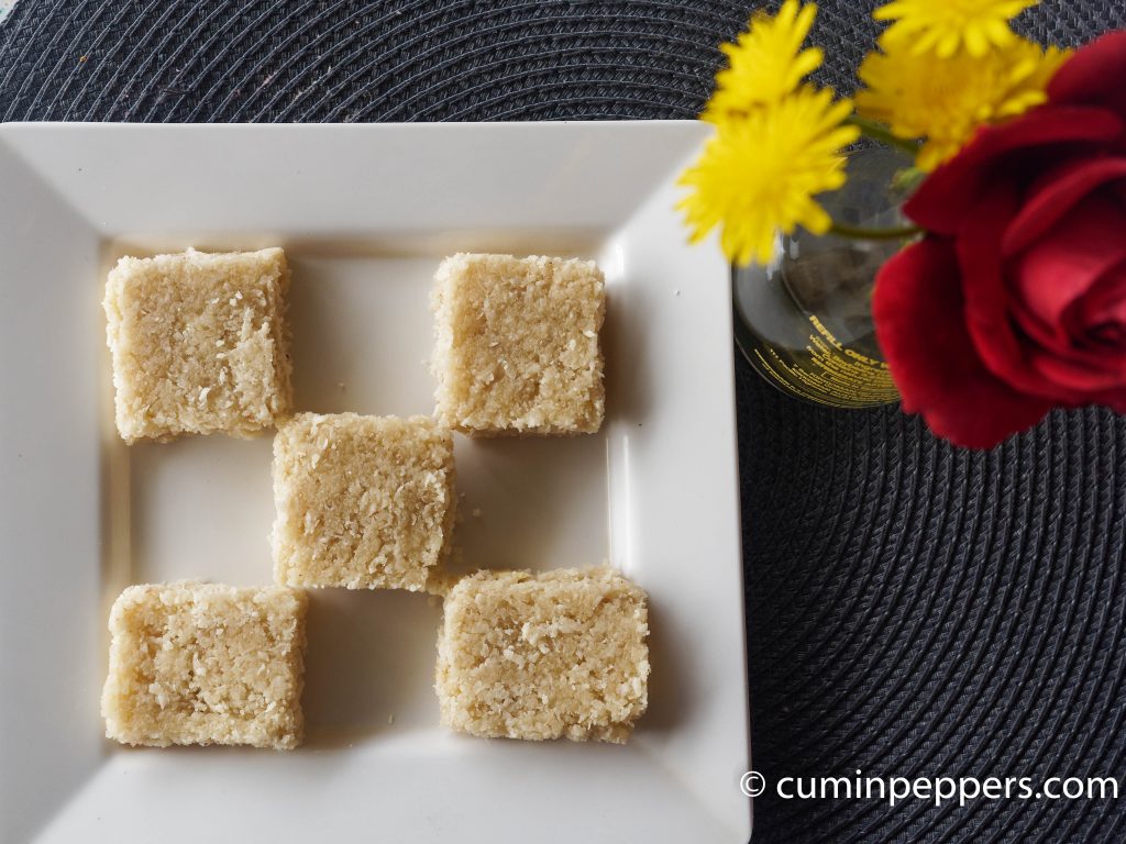 coconut burfi