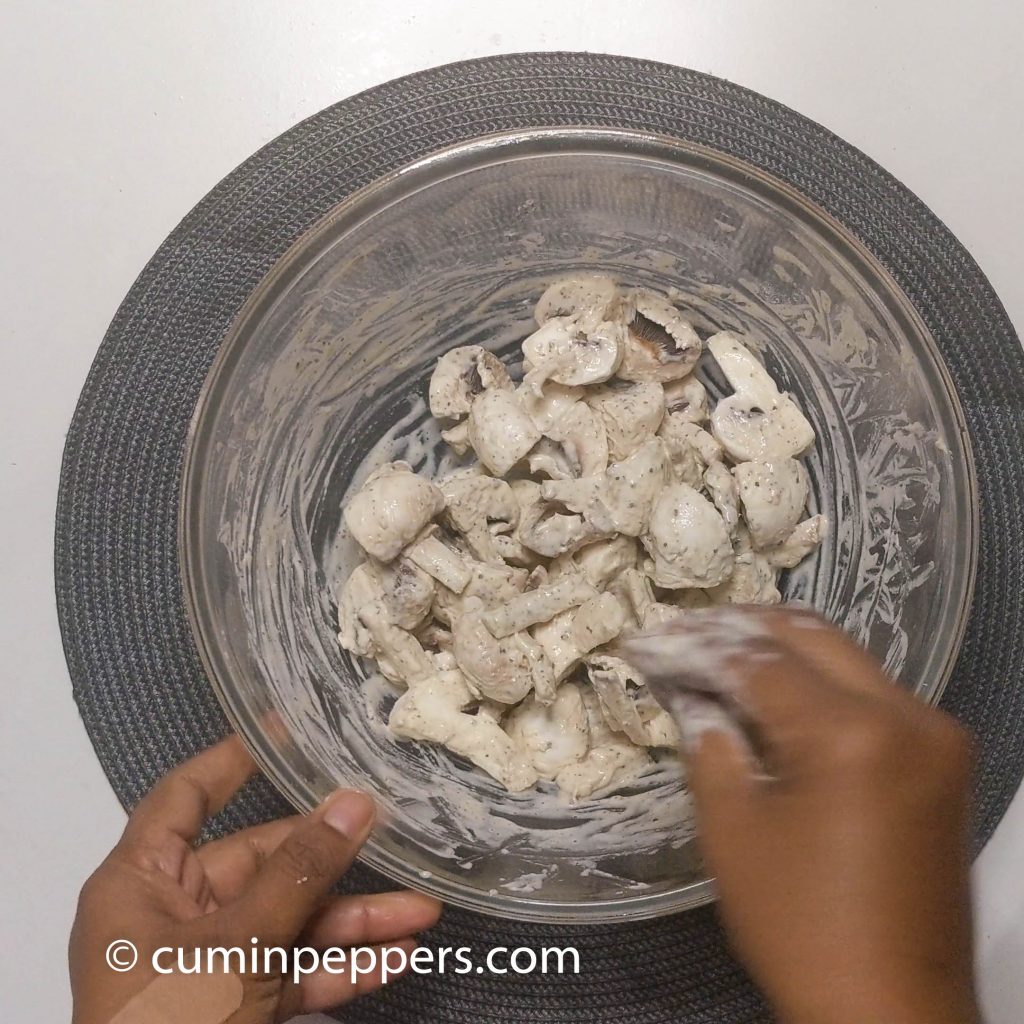mushroom recipe | chinese mushroom pepper fry