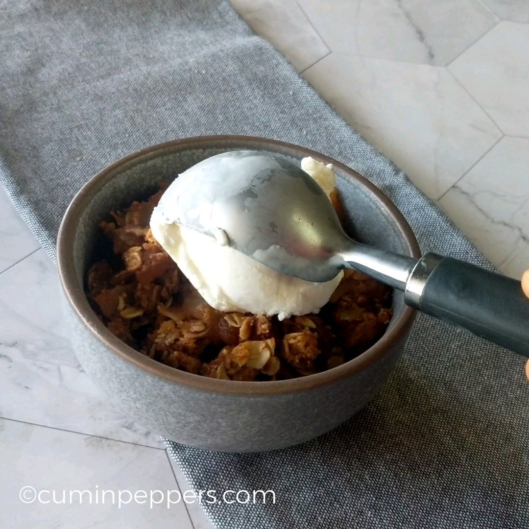 Apple crumble recipe with oats