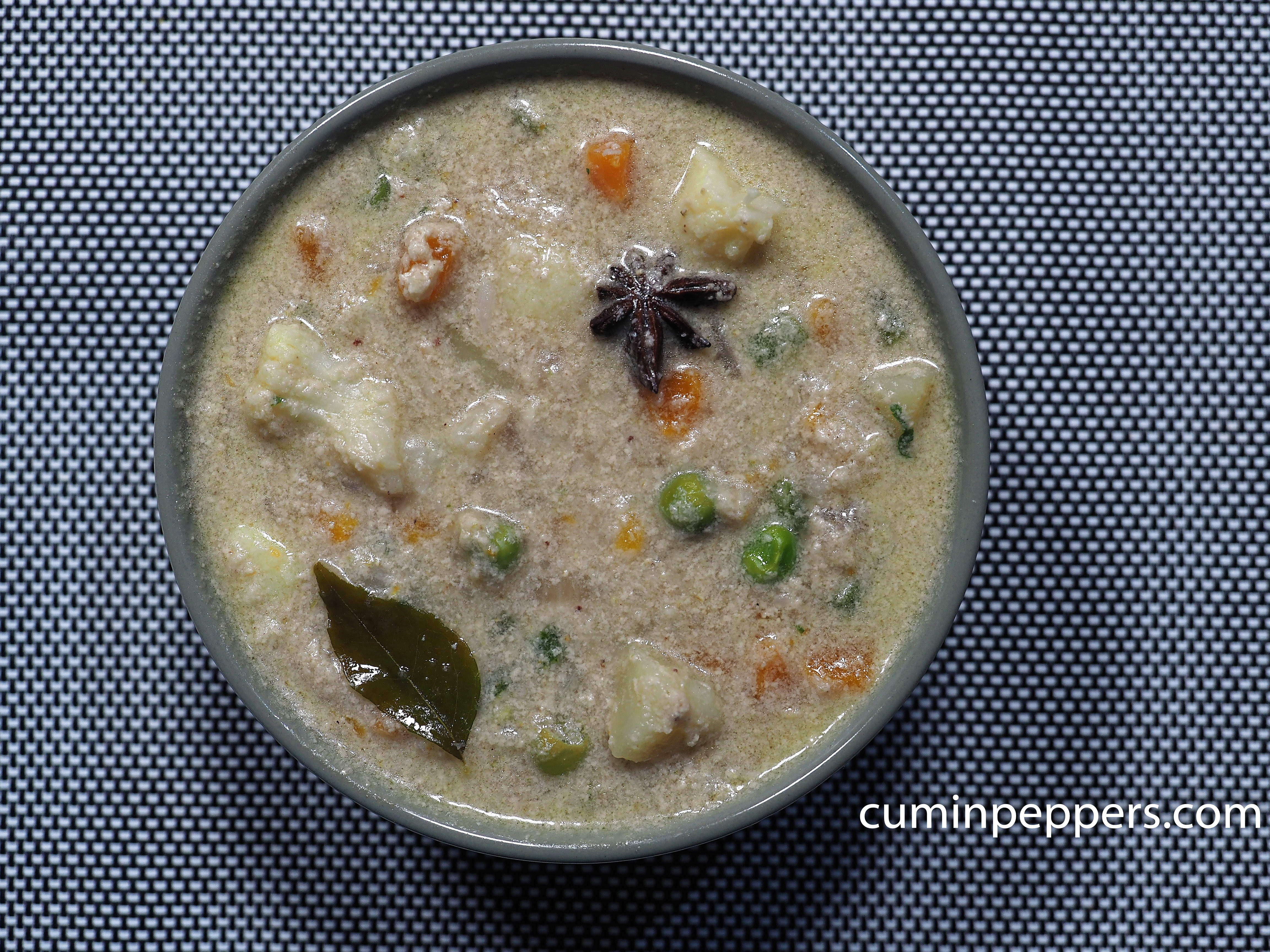 vegetable white kurma