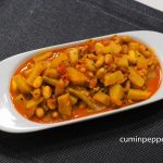 Chayote peanut masala
